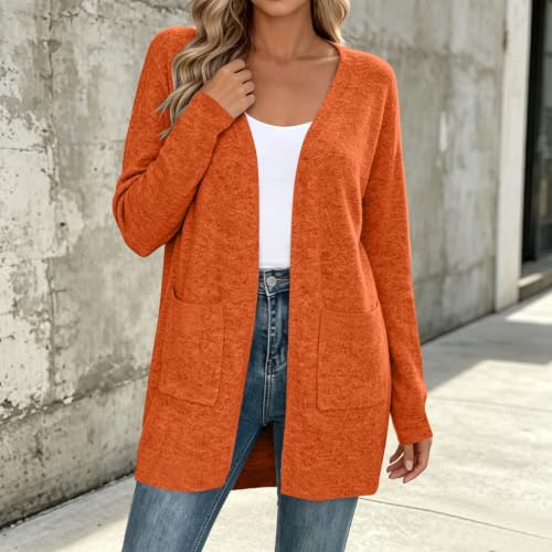 Cardigan Sweaters for Women Open Front Coats Long Sleeve Fashion Jackets - image 5