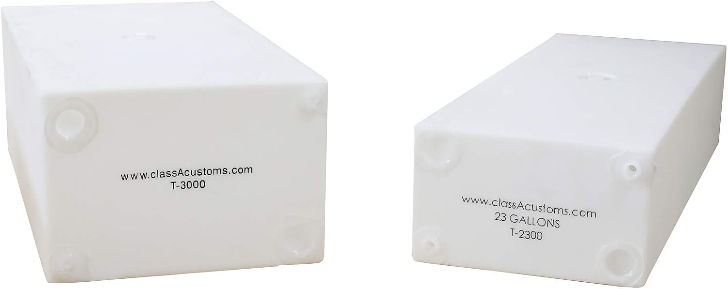 classAcustoms | RV Fresh and Gray Water Tank | Combo Pack (23 Gallon & 33 Gallon) | RV Water Holding Tanks