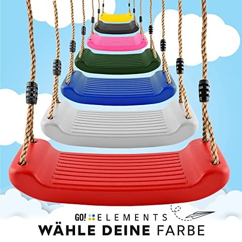 Schaukel Garten | Kinderschaukel Outdoor Indoor | Höhenverstellbar & rutschfest| Schaukelsitz - Schaukelbrett - Brettschaukel für Kinder zum Schaukeln