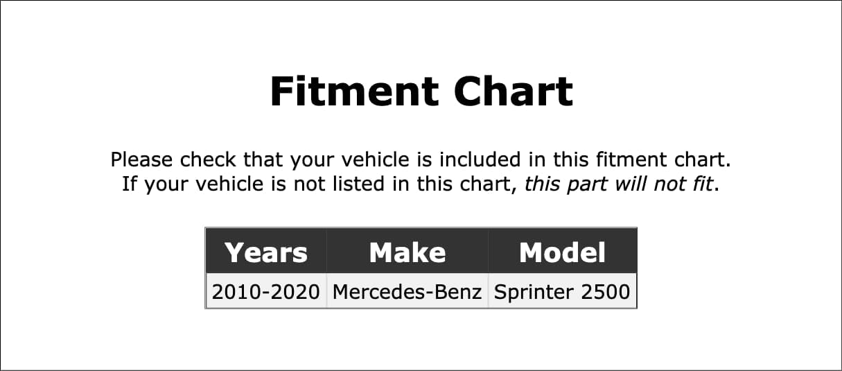 Exhaust Manifold Exhaust Gas Temperature (EGT) Sensor Compatible With Mercedes-Benz Sprinter 2500 2010 2011 2012 2013 2014 2015 2016 2017 2018 2019 2020 PC-135013
