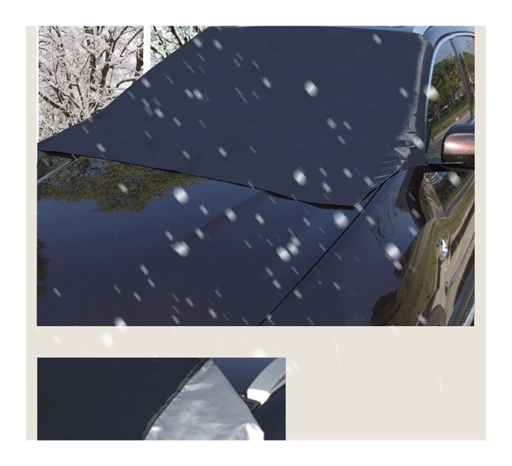 Housse de Protection pour Pare-Brise Housse Pare-Brise Avant Voiture Pare-Soleil Magnétique Automobile Pare-Brise Voiture Pare-Soleil Neige Housse Protection Étanche Protection Pare Brise Hiver