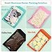 150 Pcs Mylar Bags for Food Storage 6x9 Mylar Bag with Window Pink Resealable Bags for Small Business Bulk Smell Proof Bag Freeze Dried Candy Sealable Packaging Coffee Bean Zipper Packaging