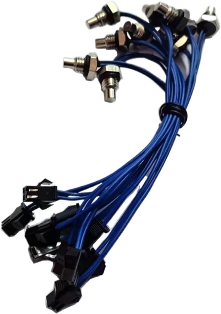 10 個ユニバーサル温度センサープローブ M8 ねじ山給湯器ガス定数