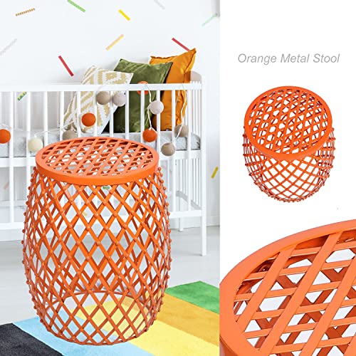 Joveco Side End Coffee Table Indoor Round Nightstands (Orange) #TOP6