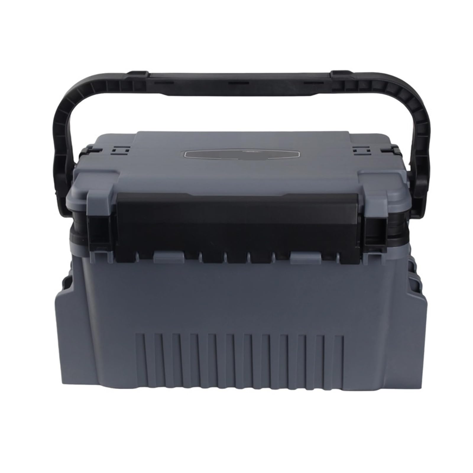 Large Multi-Function Fishing Tackle Organizer Thickened Storage Box(Grey L 1pc box)