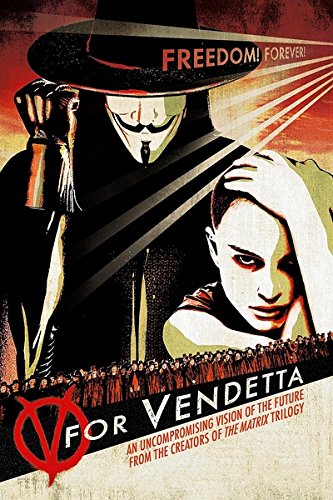 V for Vendetta (2005) vintage movie poster 24x36inch 02