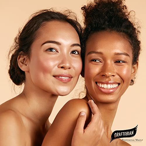 Graftobian Hd Glamour Crème Foundation 1/2Oz, Weightless Full Coverage Makeup, 65 Inclusive Shades, For All Skin Types, Natural Or Full-Glam Looks, For Professionals And Beginners, Afterglow #TOP3
