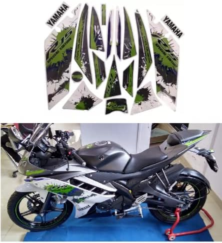 OHITO Bike Fancy Stickers and Decal Kit Stickers Compatible for YHM-V2-GRAY-HOLI-WHT-2017
