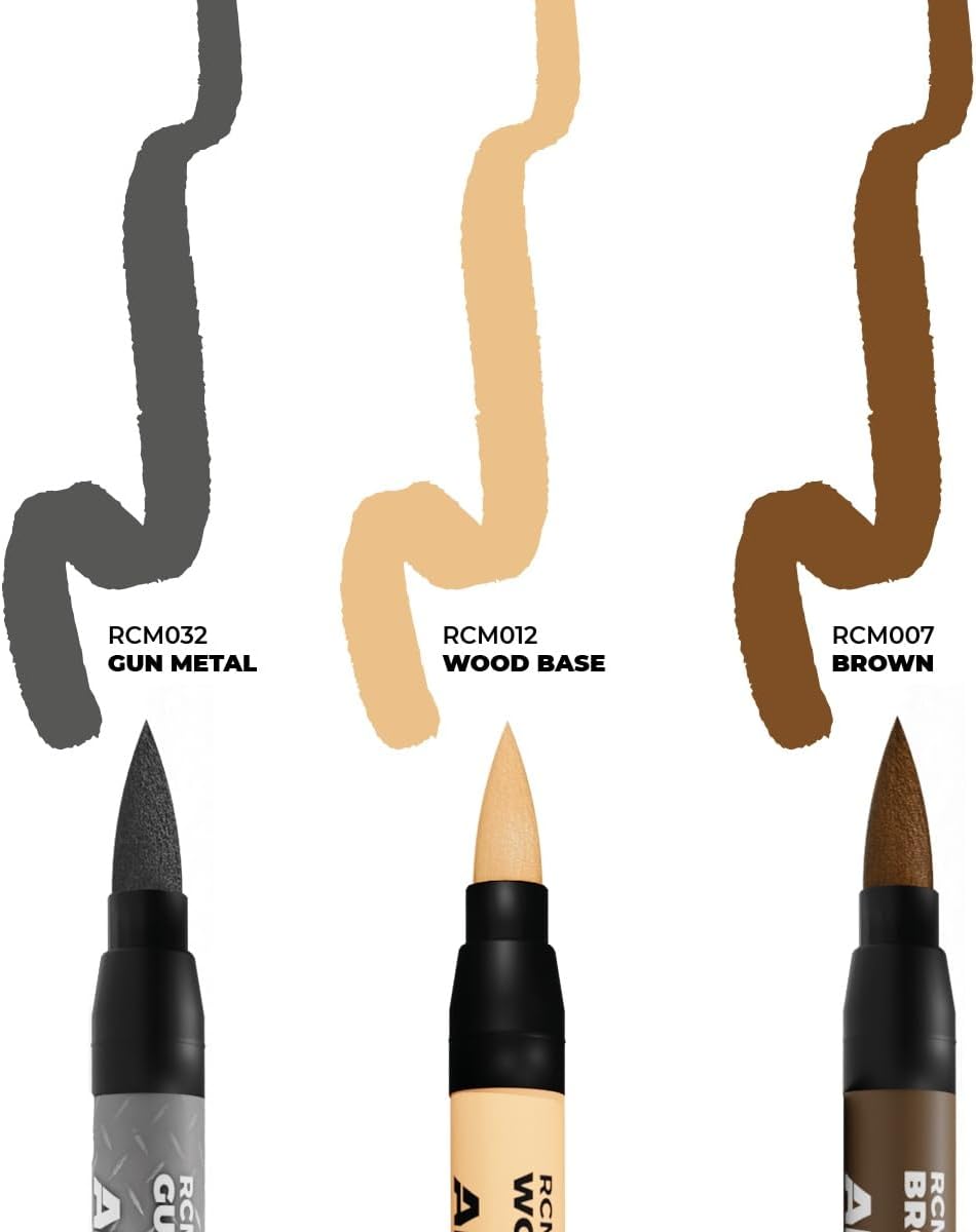 AK REAL COLORS MARKER SET RCM101 TOOLS (3pcs)