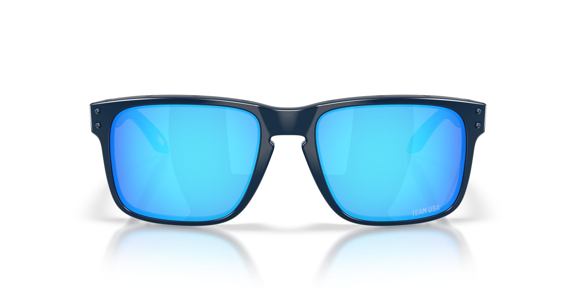 Oakley Mens OO9102 Holbrook Square Sunglasses,Team Usa Abyss/Prizm Sapphire,57mm