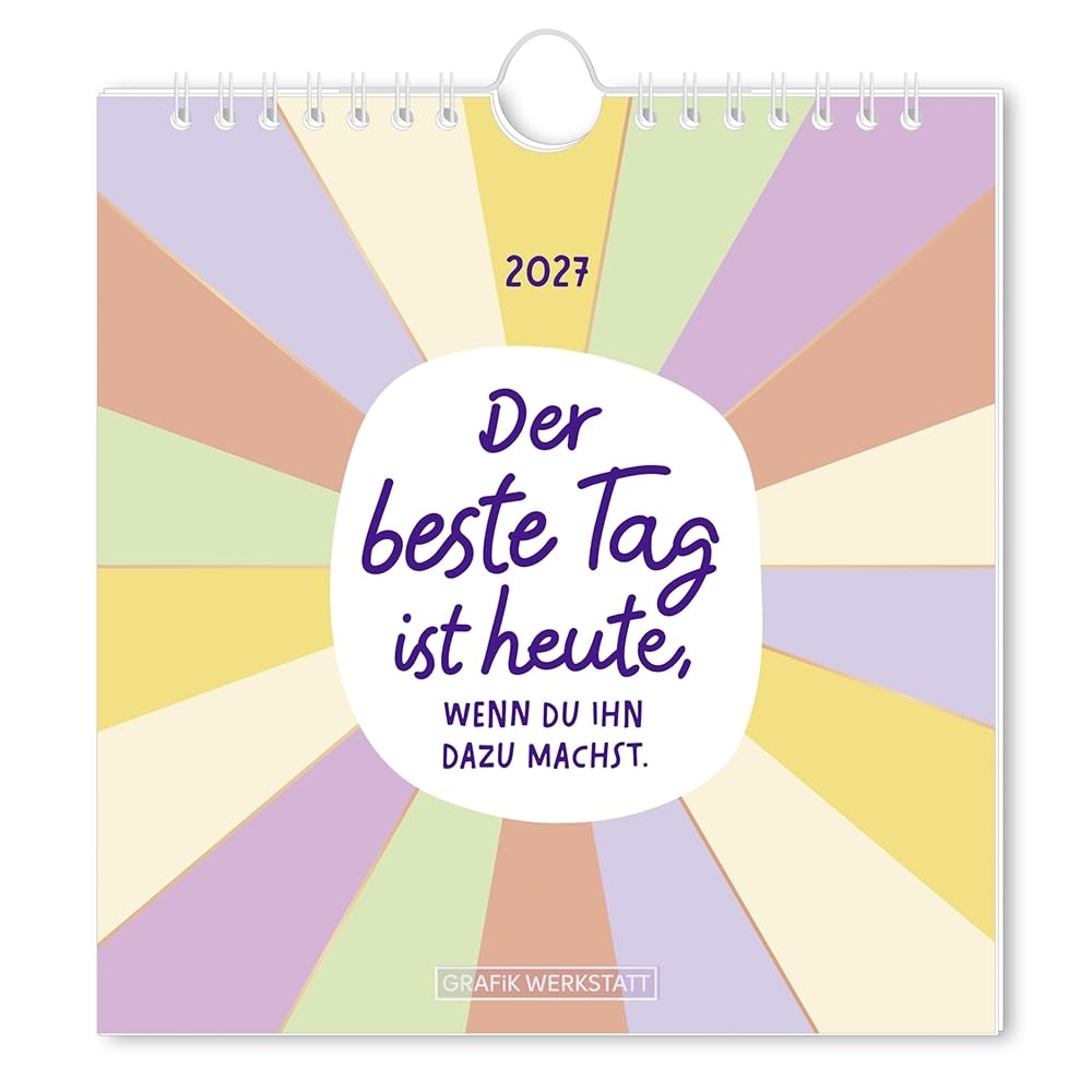 Postkartenkalender 2027 Der beste Tag: Postkartenkalender