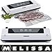 Produktbild Melissa 16310188 Folienschweißgerät, Vakuumiergerät, Vakuumierer,Vakuumversiegelung Lebensmittel bleiben vakuumiert,Nahrungsmittel automatische Lebensmittel Versiegelung inkl. Folienbeutel
