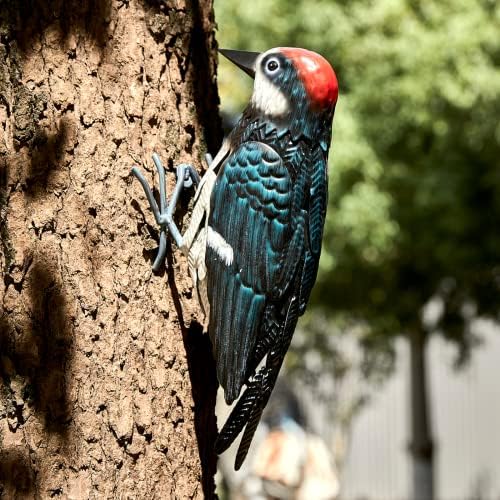 American Eagle Figurine - Patriotic USA United States Bible Scripture Catholic Christian Gifts Metal Garden Bird Sculpture Art Large Realistic - Outdoor Spring, Summer Decoration Ornament Decor 7" H