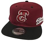 Tomateros de Culiacan 2 Logos Maroon White hat Maroon Black Snapback