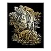 Royal & Langnickel Foil Engraving Kit, Gold Rhinoceros, Giraffe & Elephant - 8.75