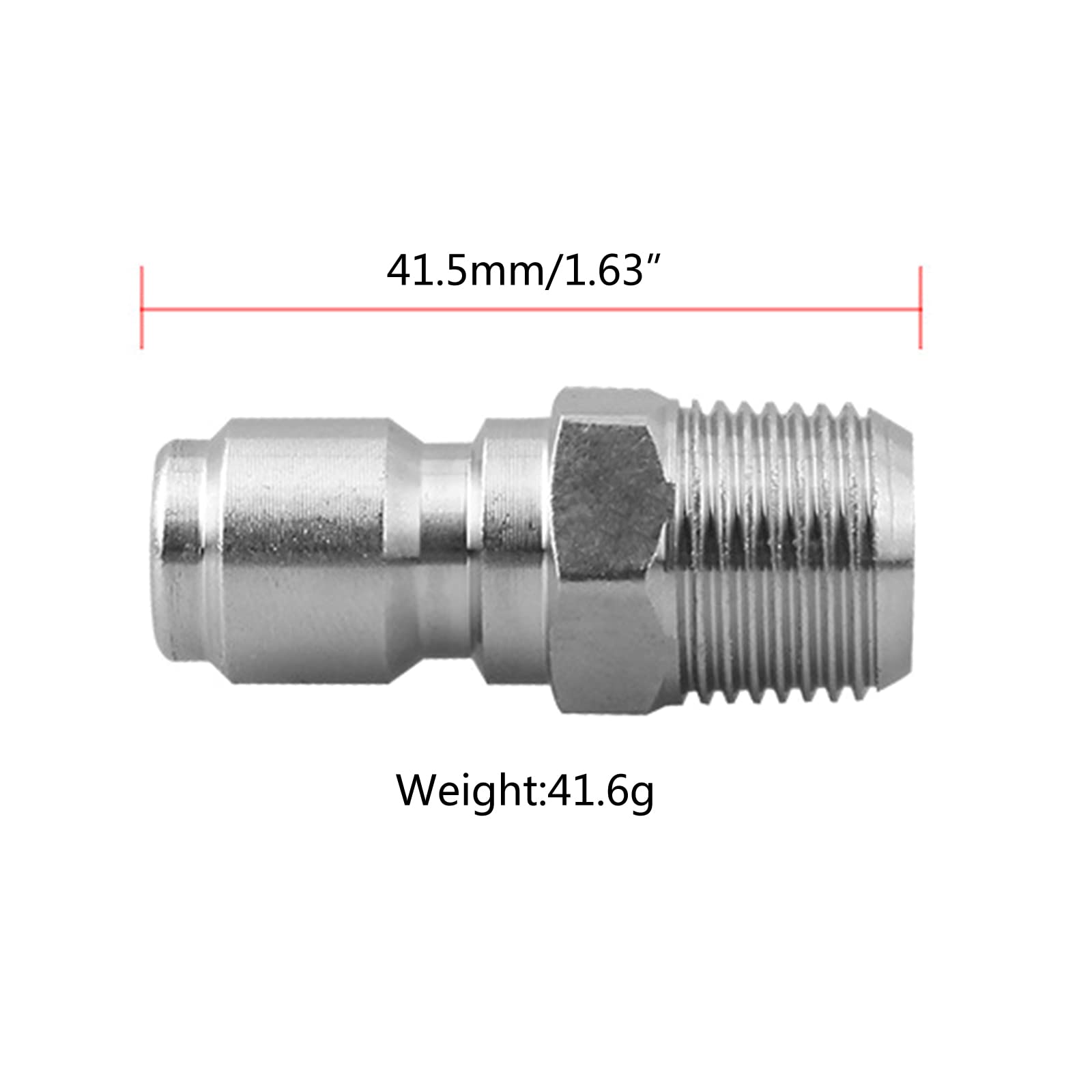 Attacco Rapido Midi 15mm Maschio Per Idropulitrice – Filetto 3/8 BSP