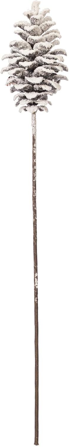 Vickerman 29" Grand Glitter Artificial Snow Pinecone Spray. Includes 3 in a Bag.