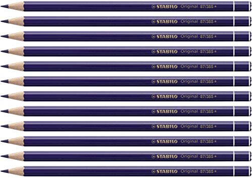 STABILO - Premium-Buntstift - Original - 12er Pack - violett dunkel
