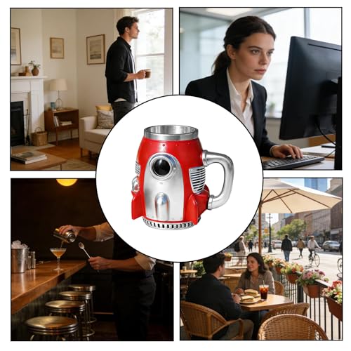 Tazas geniales para hombres y entusiastas de la tecnología de diseño espacial 5