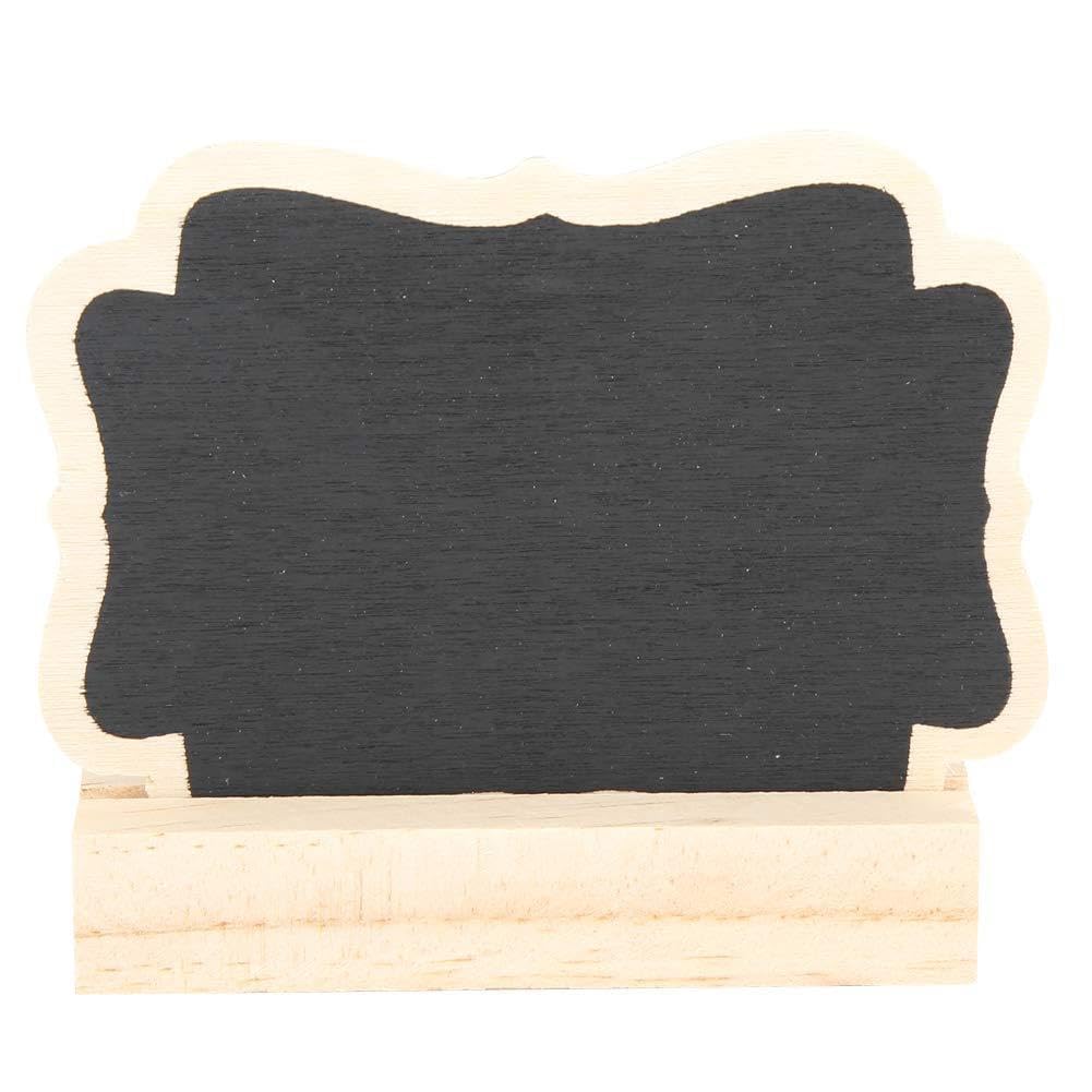 Mini pizarra de madera duradera con acabado natural elegante 8