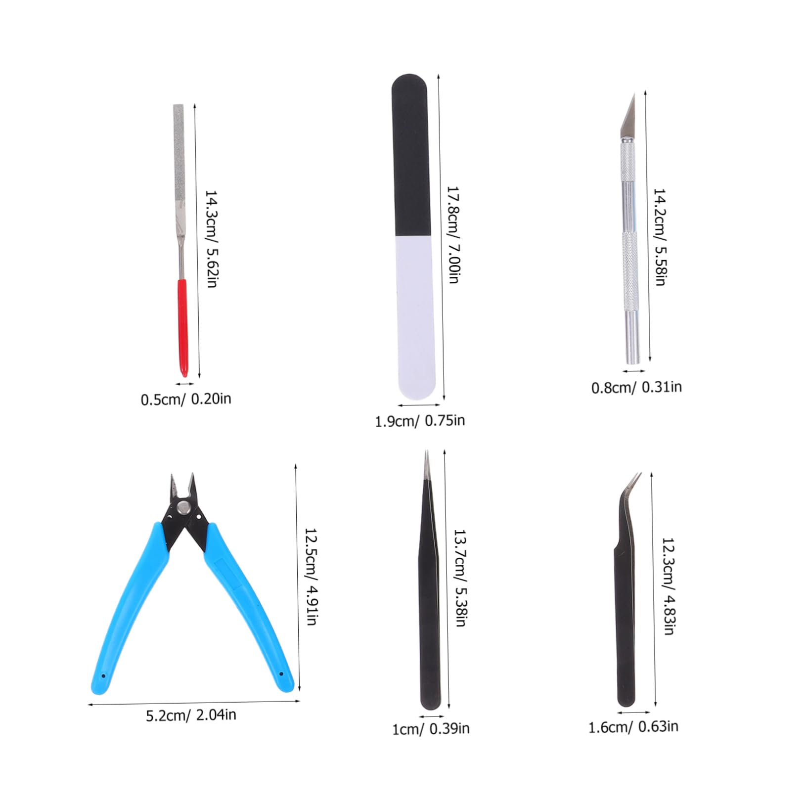 Housoutil Strumenti Per Modellismo e Riparazione Giocattoli Leggero e Portatile Adatto Per Hobbisti Principianti Ed Esperti Completo Per Costruzione e Assemblaggio