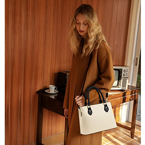 Image of CHICAROUSAL Purses and Handbags for Women Leather Crossbody Bags Women's Tote Shoulder Bag (cc BAI Beige)