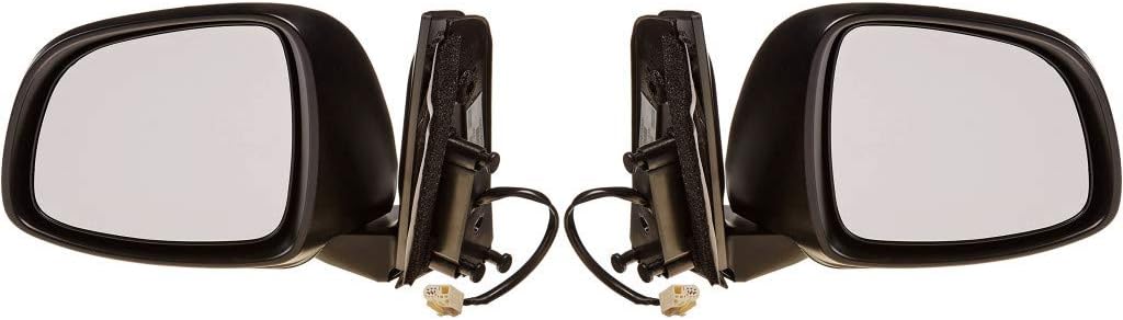 For Suzuki SX4 2007 2008 2009 Door Mirror Driver and Passenger Side | Pair | Power | Non-Heated | Paint To Match | Replacement For 84702-80JA0-ZJ3, 84701-80JA0-ZJ3 | SZ1320112, SZ1321112