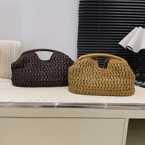 Woven Handbag Women's 2025 Summer Texture Western Style Beach Holiday Handbag2