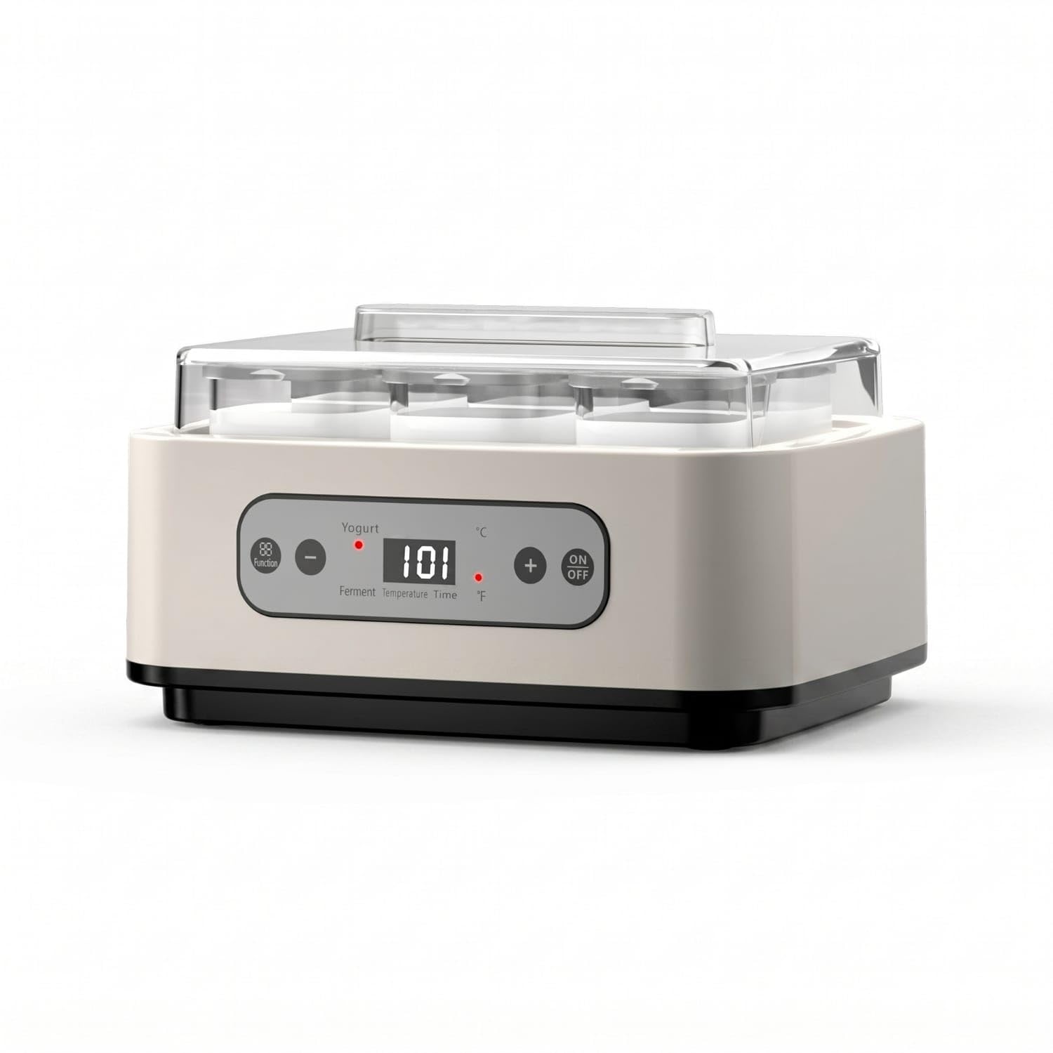 Button Controls Home Appliance Transparent Lid Automatic Yogurt Maker, Us Plug-image-47