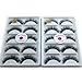 Mink Eyelashes, Lashes Mink Wholesale,3D Real Mink Luxurious Eye Lashes,Cross Thick Long Drama Reusable 10 Pairs Wholesale Fake Eye Lashes Extensions for Eye Makeup 5 Pairs/Pack in bulk (K01-2PACK)