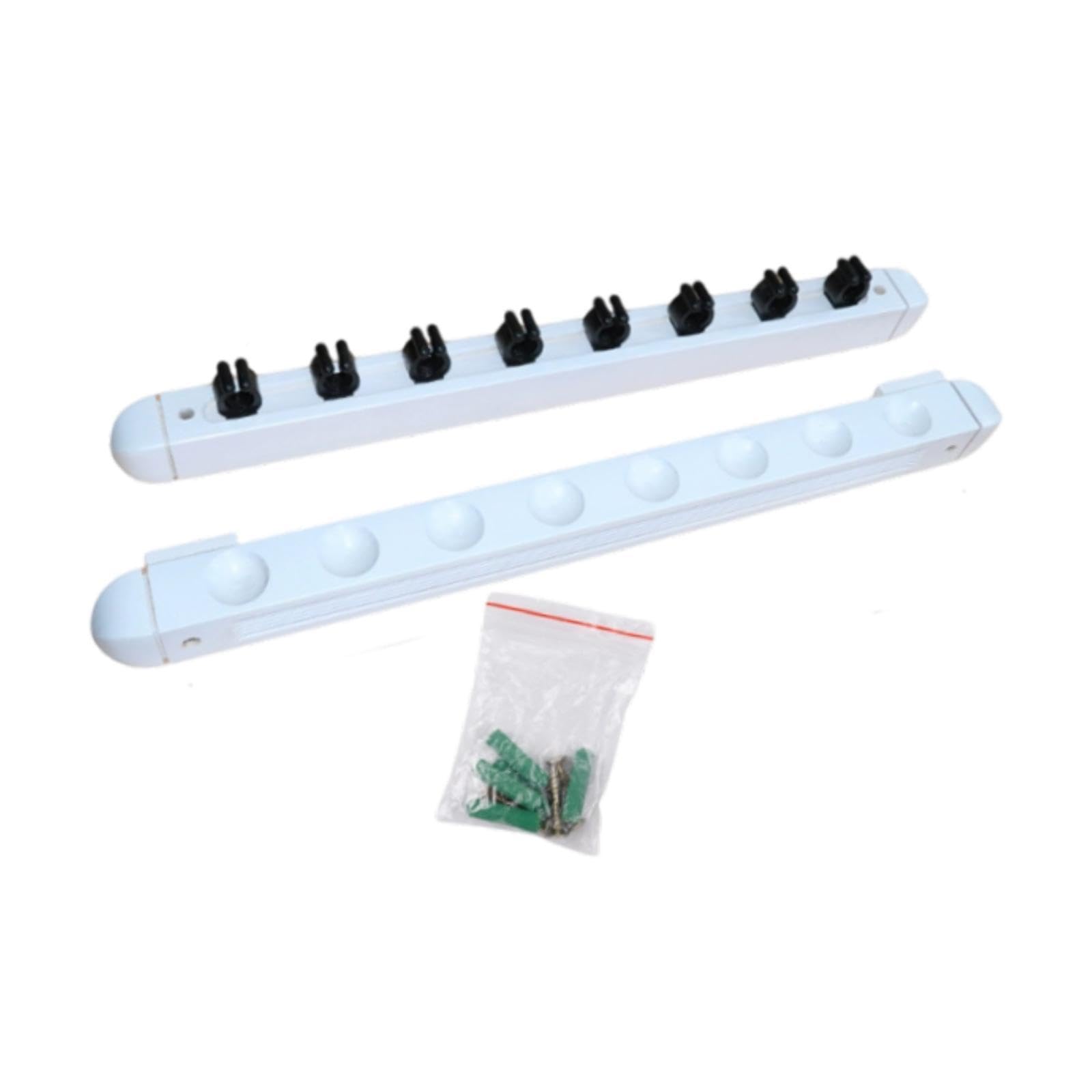 Harilla Billard-Queue-Ständer, Billard-Stockhalter aus Holz für 8 Queues, Billard-Queue-Ständer zur Wandmontage für den Billardraum des