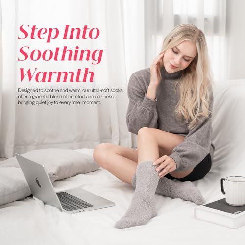 Image of CoolMate Cozy Soft Cloud Socks, Fuzzy Socks for Women