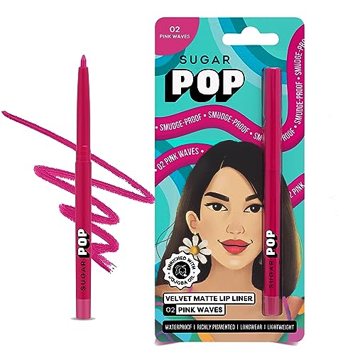 SUGAR POP Velvet Matte Lip Liner 02 Pink Wave