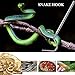V-CHEETONG 24 Inch Snake Hook Extendable Stainless Steel Handing Tool Reptile Grabber Snake Catcher