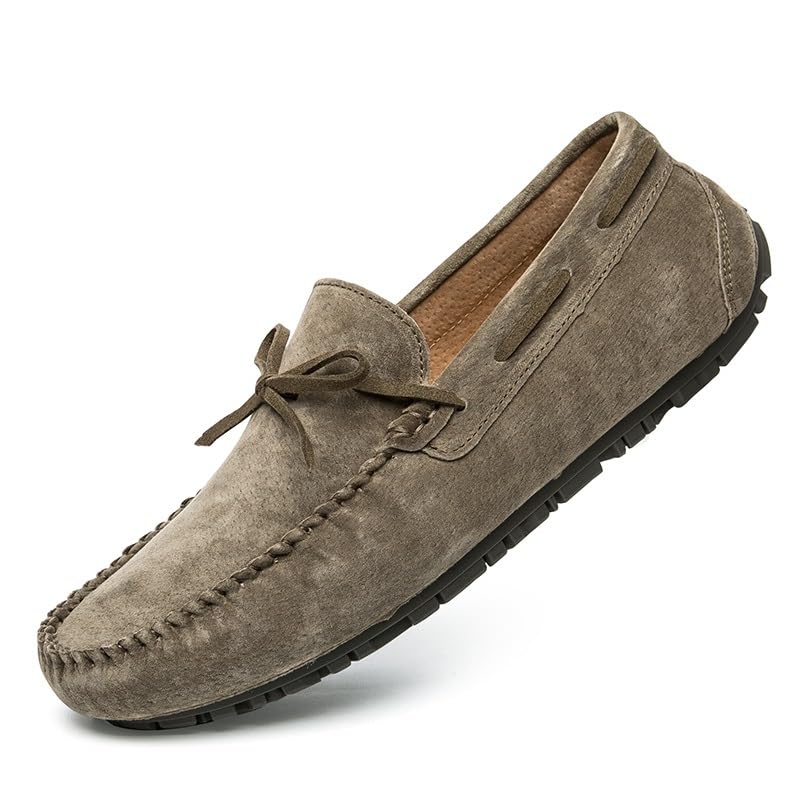 Men's Loafers Shoes Suede Moccasins Boatshoes Anti-Slip Comfortable Flexible Classic Outdoor Slip-on