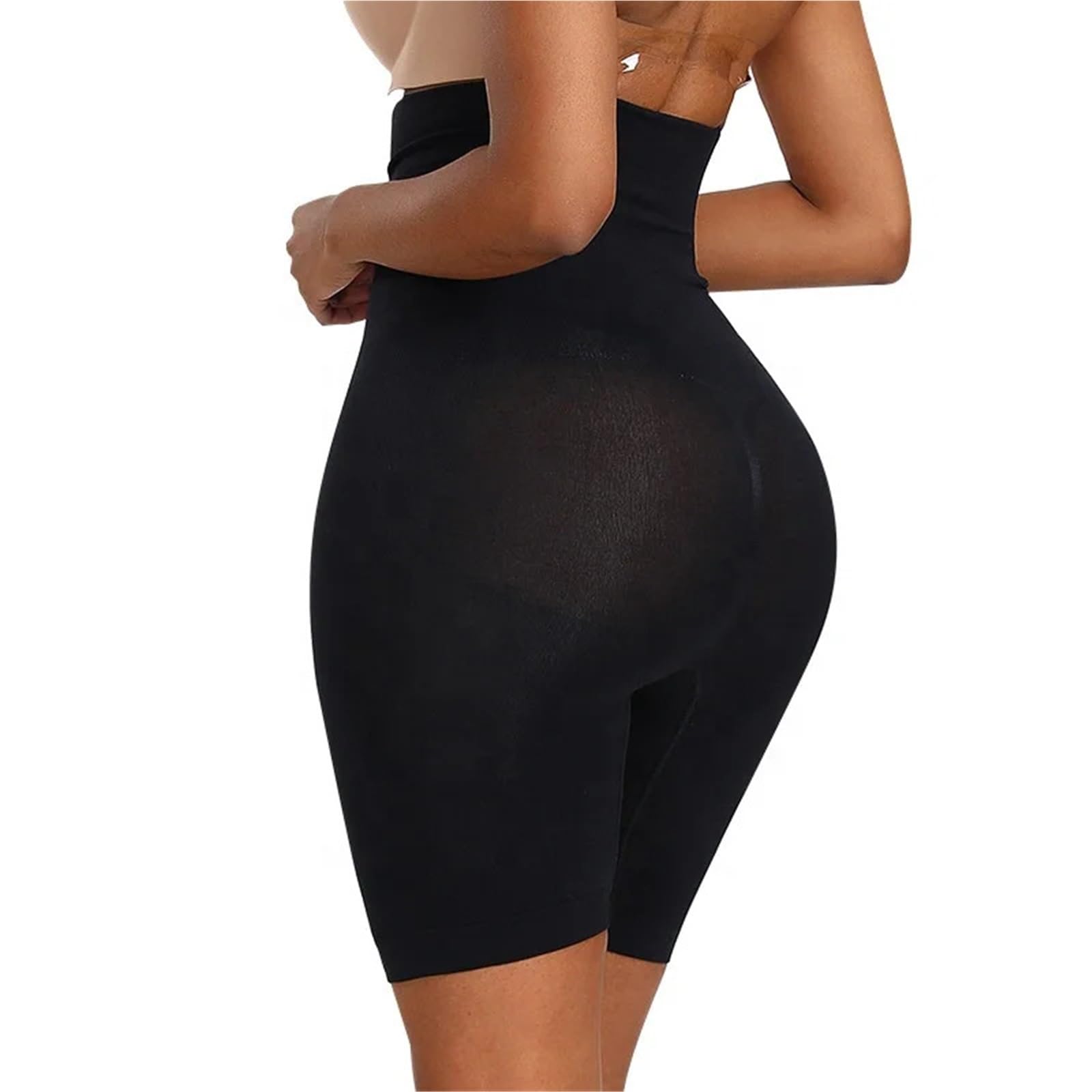 Mujer Bodies Moldeadores Moldeador de cuerpo de talla grande for mujer, ropa moldeadora sin costuras, bragas de cintura alta con Control de barriga, moldeador abdominal plano, adelgazante, 2 uds.(Beig