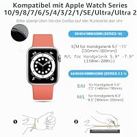 CeMiKa Sport Armband Kompatibel mit Apple Watch 44mm 42mm 45mm 46mm 49mm – Ansicht 5