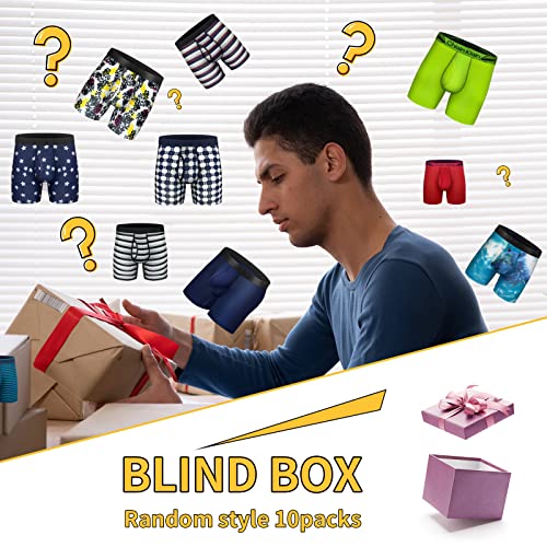 longfor Mens Boxer Briefs Mesh Knit Fast Dry Performance Sport Boxer Briefs No Ride-up 6’’Athletic Underwear with Fly for Men2