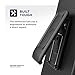Google Pixel Belt Clip Case, Encased (DuraClip) Slim Fit Holster Shell Combo (Rubberized/Non Slip) Smooth Black (Google Pixel 2)