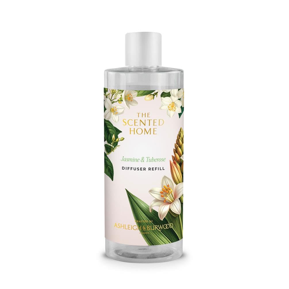 ASHLEIGH & BURWOOD Jasmine & Tuberose Reed Diffuser Refill 300ml