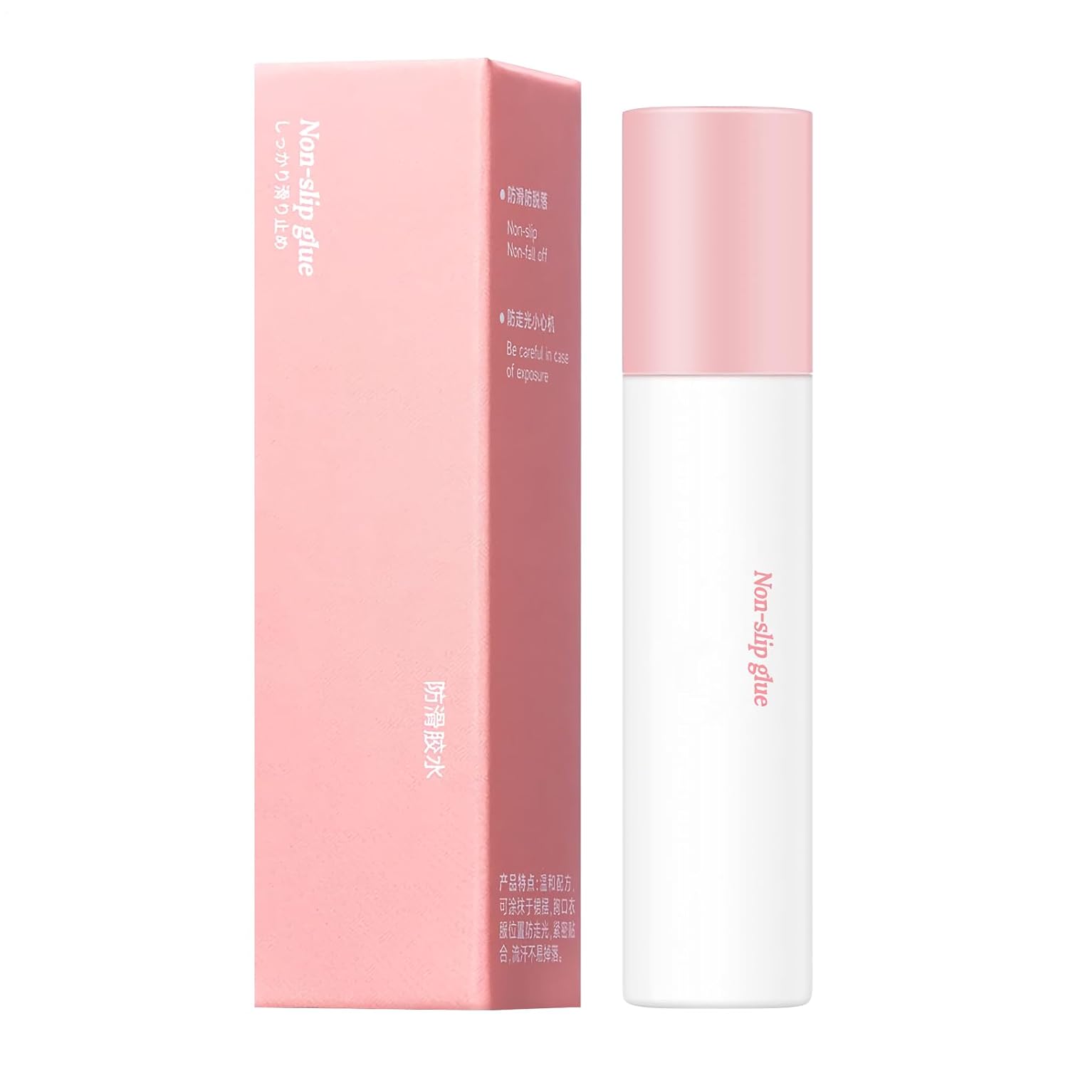 Body Glue for Clothes, 20g Skin Adhesive Roll-On, Quick-Drying Liquid Tape, Sweatproof Non-Slip Grip, Blouse Fixer Travel Aid for Swimsuit Sports Costume Wardrobe Secure Wedding Use 0.94×3.86in