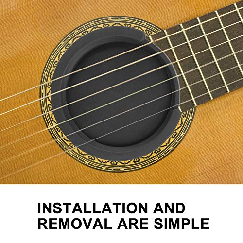 Zetiling Guitar Feedback Buster, Guitar Soundhole Feedback Buffer Cover 86Mm Portable Musical Instruments Accessory(#1) #TOP2