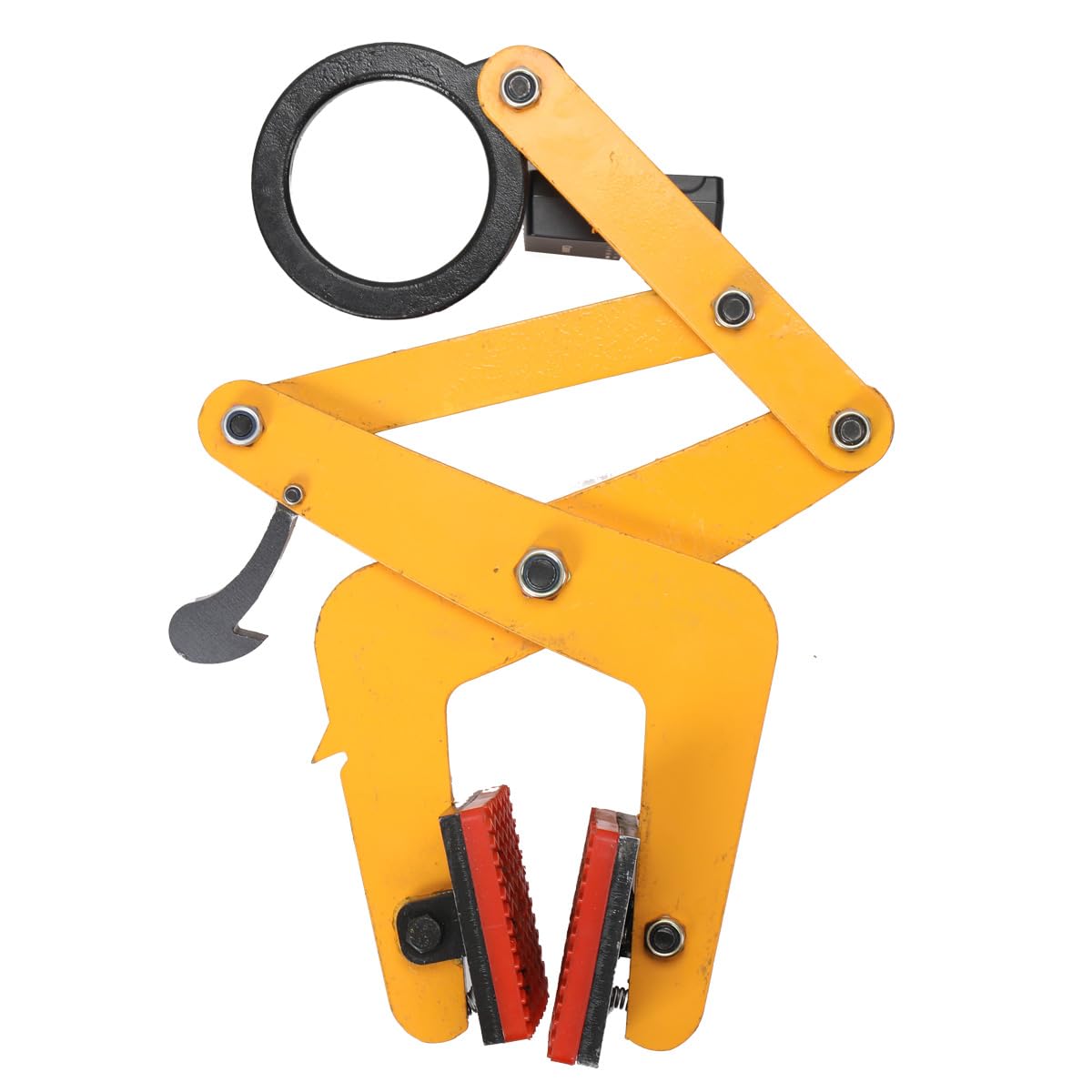 Pinze di Pietra Morsetto di Sollevamento 390 kg, Pinza Regolabile Antiscivolo 0–6,5 cm per Sollevamento e Trasporto Pietra, Granito, Marmo e Cemento, Uso Cantiere e Gru