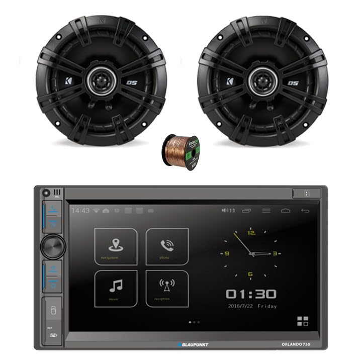 Blaupunkt Orlando 750 radio doble DIN con pantalla táctil 6.9" miniatura 1