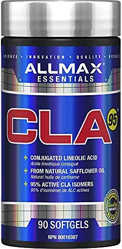 Maximum Strength Allmax CLA 95 in Easy-to-Swallow Liquid Softgel Form 1 51TIVM1mARL. AC