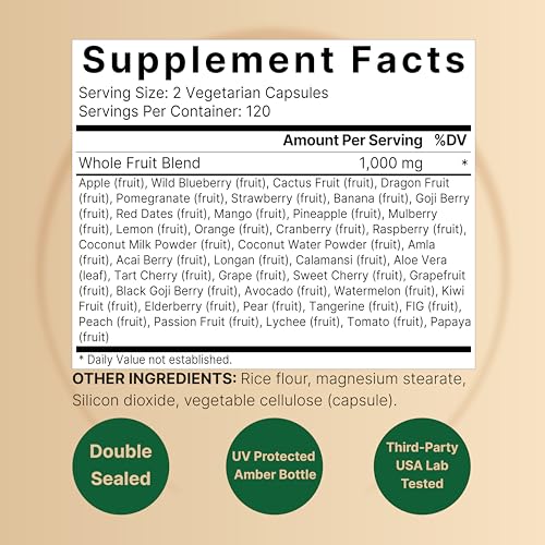 Naturebell BA-NB-VF240C Fruit And Veggies Supplement thumb #4