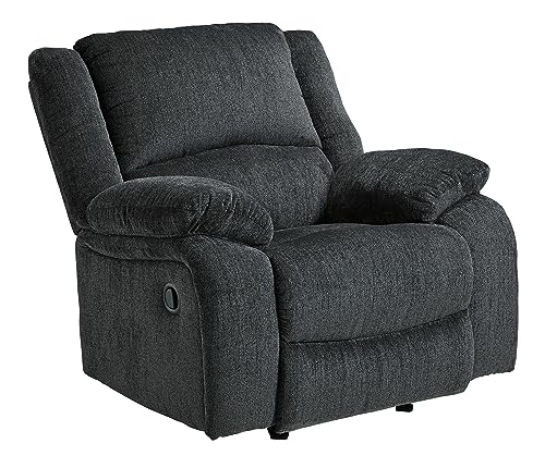 Image of Torque - Filton 1 Seater Fabric Manual Recliner | Recliner Sofa /Chair for Living Room, Bedroom, Office (Dark Grey) | 1 Year Warranty