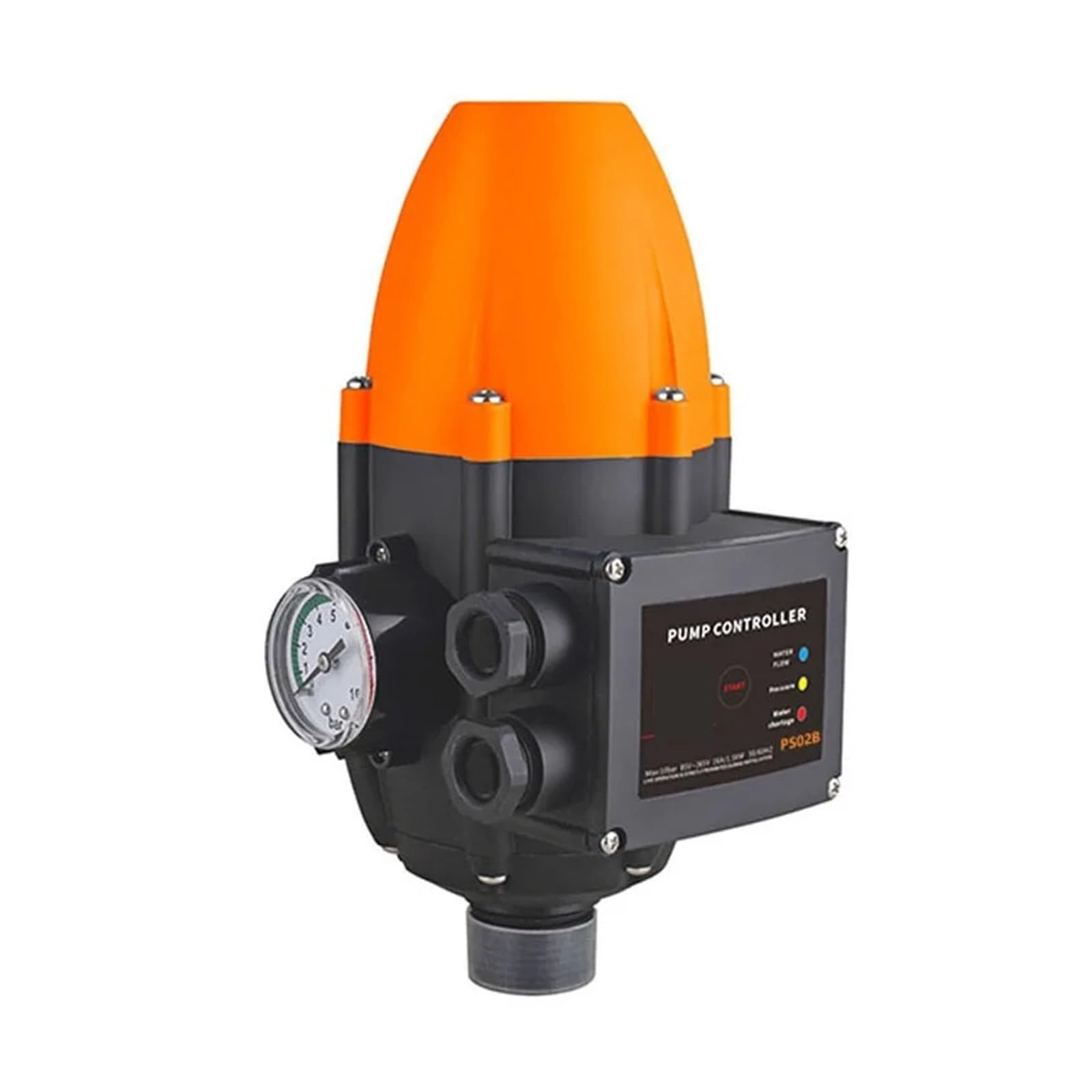 Fabricación de controlador presión PS02B tipo 1.1KW 10bar 265V, instalación Control automático bomba interruptor alta Fácil de instalar