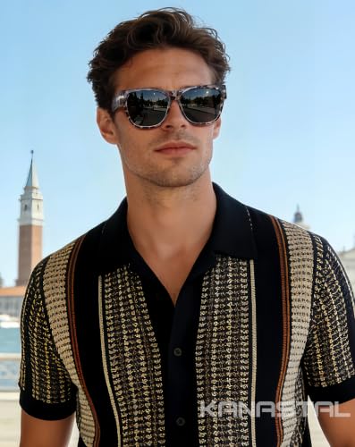 Image of KANASTAL Over Glasses Sunglasses Square Fit Over Polarized Sunglasses UV400