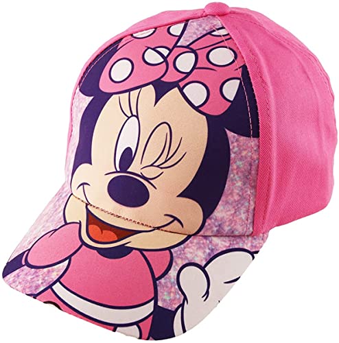 Image of Disney Toddler Girls Minnie Mouse Bowtique Cotton Baseball Cap, Size 2-4T